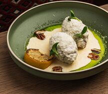 Ишли кюфта в сырном соусе 