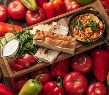 Армянский завтрак с помидорами 