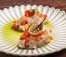 Тартар из креветок 