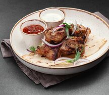 Шашлык из филе куриного бедра