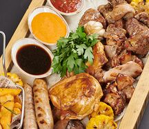 Мясное ассорти гриль 