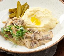 Бефстроганов из говядины