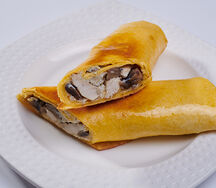 Буритто с курицей и грибами