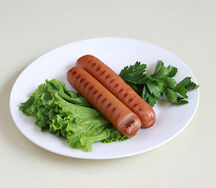 Сосиска на гриле