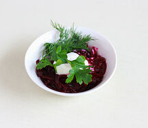 Свекла с чесноком и майонезом