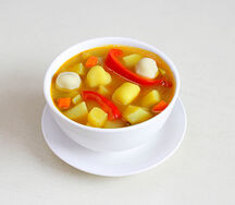 Суп с клецками