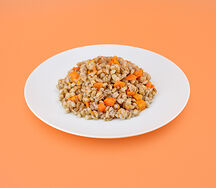 Перловка отварная с морковью