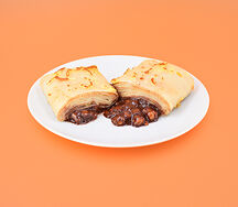 Блин с бананом и шоколадом