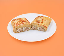 Блин с мясом и рисом