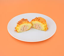 Драник с лососем