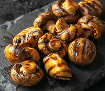 Грибы на мангале