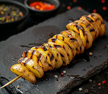 Картофель на мангале