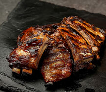 Свиные ребра на мангале