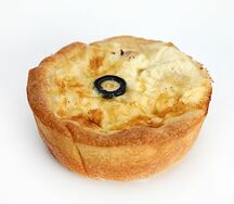 Киш с лососем