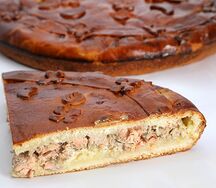 Пирог рыбный 1/2