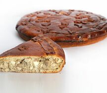 Пирог с курицей и грибами
