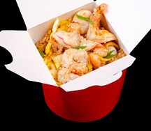 Wok с креветками