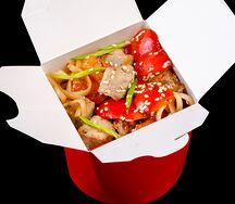 Wok с бужениной