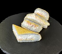 Сэндвич ролл с лососем темпура