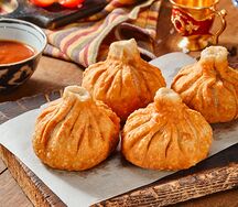 Хинкали жареные с говядиной 