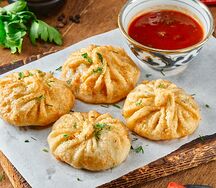 Манты жареные