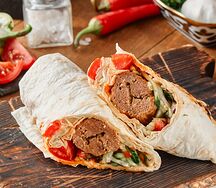 Шаурма с люля из говядины