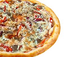 Пицца с телятиной