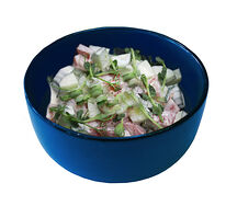 Салат овощной с маслом