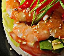 Поке с креветками