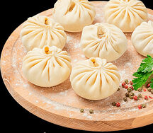 Замороженные буузы с фаршем из баранины