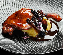 Утиная ножка с картофельным кремом