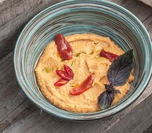 Хумус острый с хрустящей питой 