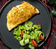 Бризоль с томатами и сыром