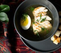Суп куриный