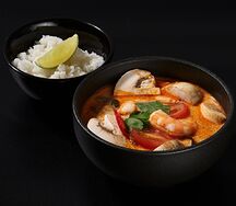 Том ям с креветками