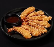 Креветки темпура