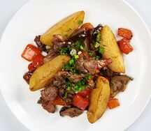 Жареха со свининой