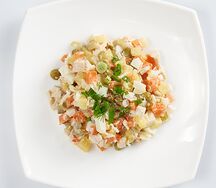 Оливье с курицей