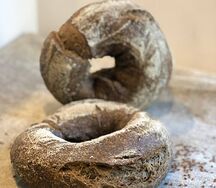 Калач деревенский со льном