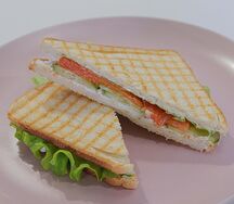 Сэндвич с лососем