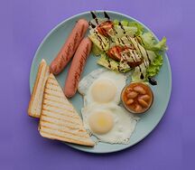 Комбо с сосиской гриль