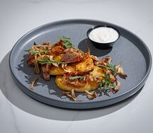 Хашбраун с беконом