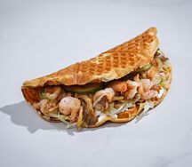 Вафля креветки-терияки mini