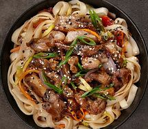 Wok со свининой