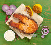 Стейк из семги