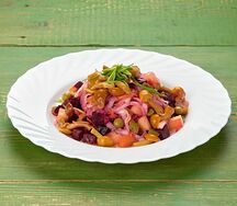 Салат Винегрет с опятами