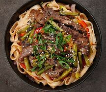 Wok с говядиной