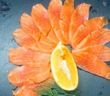 Семга с лимоном