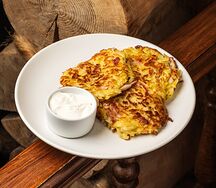 Драники с беконом