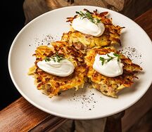 Драники с горбушей